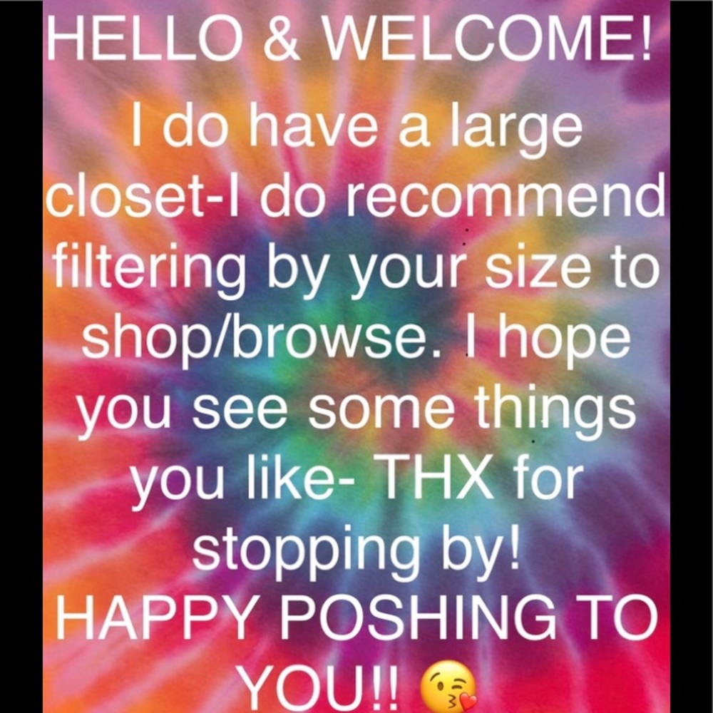 Filter by your size to more easily navigate 😘